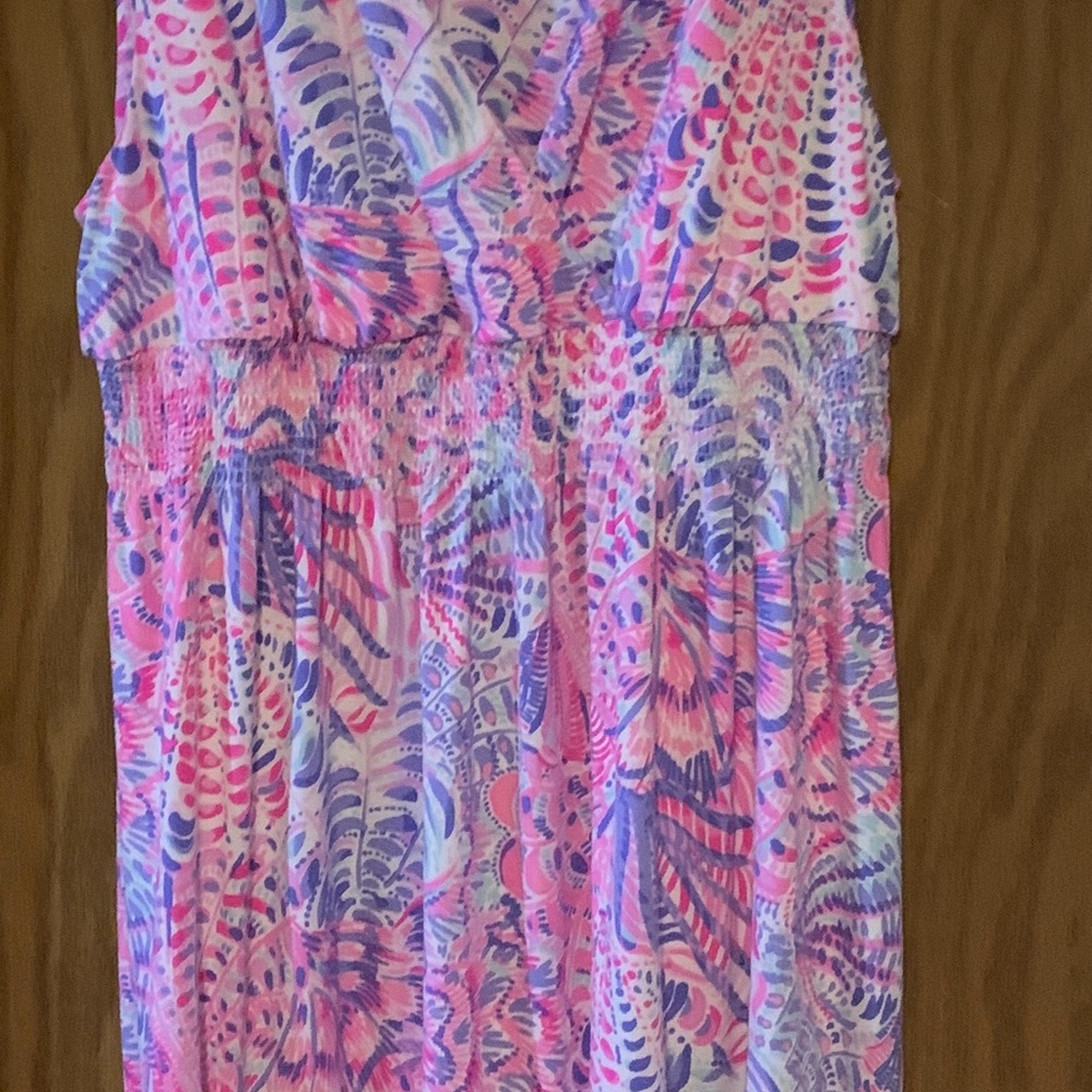 Lily Pulitzer Raz berry sea you soon midi dress xl